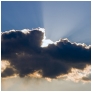 slides/Sussex Sun ray.jpg sun lit clouds crupuscular rain sky blue panoramic west sussex Sussex Sun ray